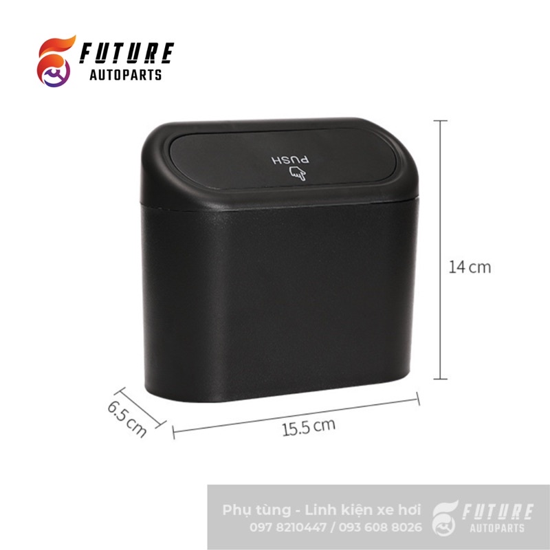 Thùng rác mini, Thùng đựng rác ô tô, Thùng đựng rác mini trên ô tô gắn cửa xe, sau ghế xe hơi tiện dụng