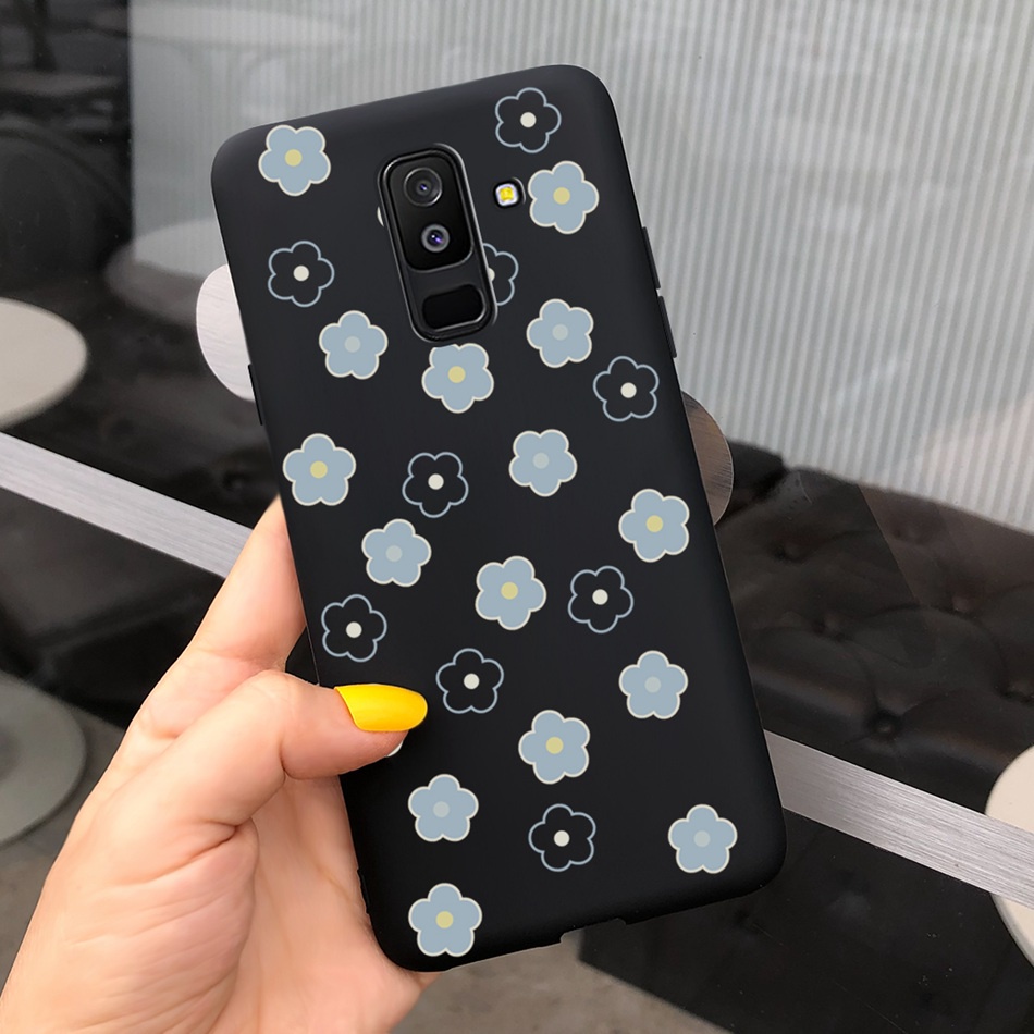 Ốp Điện Thoại Silicon TPU Mềm Hình Bò Sữa Trái Tim Cho Samsung Galaxy A6+ SM-A605G / A6 2018 SM-A600F SamsungA6 A6 Plus