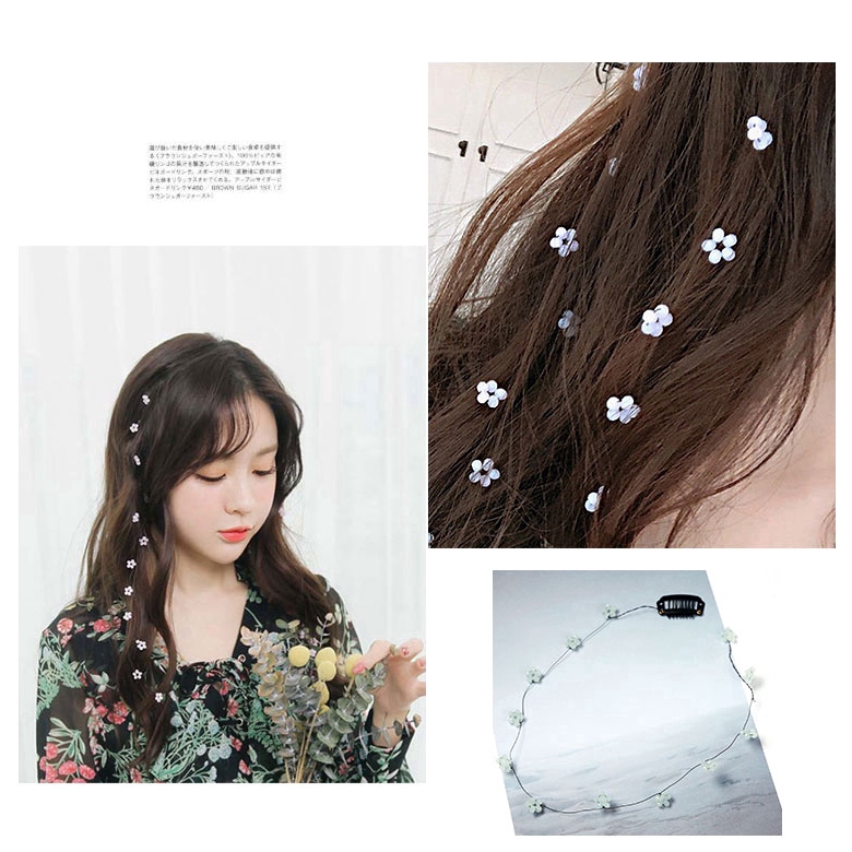 Phụ kiện trang trí tóc đính pha lê sành điệu cho nữ