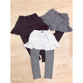 Quần váy bé gái - quần lót lông liền váy Nhật nội địa 3 màu size 15-35kg