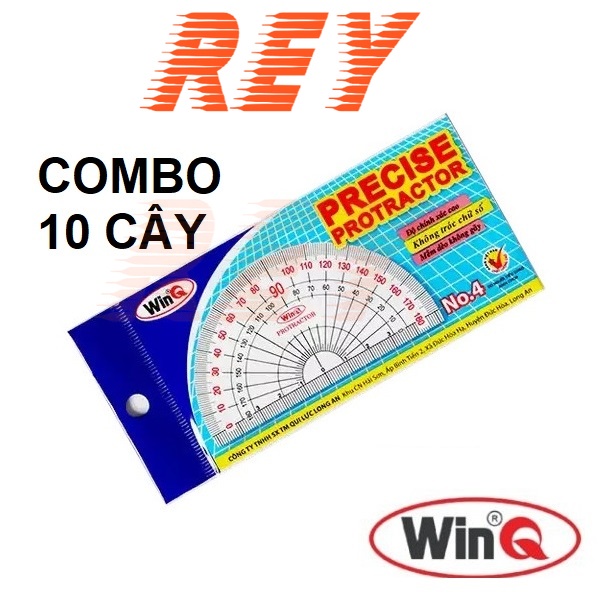 [Giao hỏa tốc] COMBO 10 cây thước đo độ dẻo trong suốt No.4 WinQ