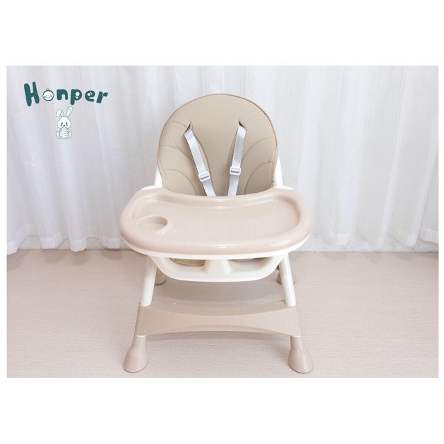 Ghế ăn dặm gấp gọn cho bé Honper HP001, ghế ăn dặm em bé đa năng cao cấp - Monnie Kids