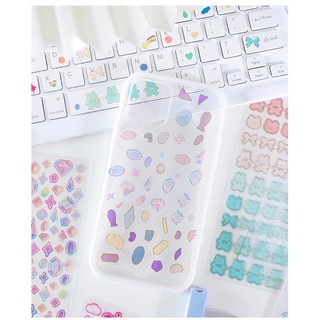 🌿Sticker hình dán trang trí mạ kim