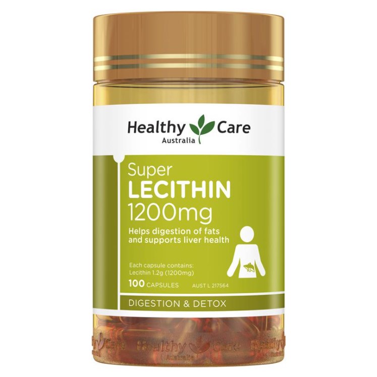Mầm Đậu Nành Healthy Care Super Lecithin 1200mg, 100 Viên