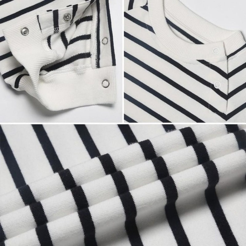 Bộ áo liền quần vải Cotton thời trang Hàn Quốc cho bé