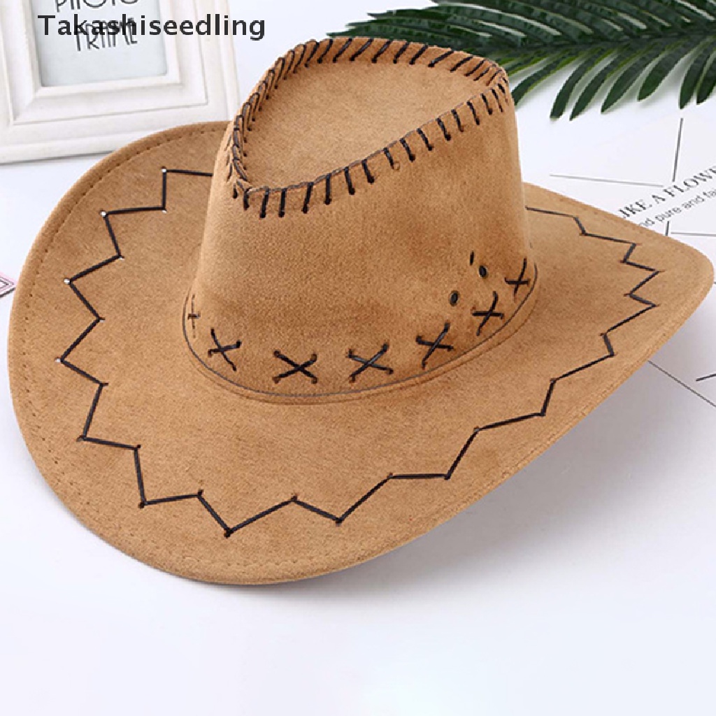 (Takashiseedling) Mũ Cao Bồi Phương Tây Giá Rẻ Cho Quý Ông Cowgirl Jazz