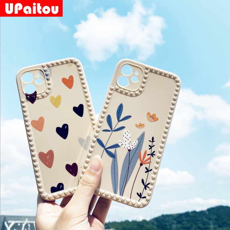 ốp điện thoại Tpu Họa Tiết Hoa Dễ Thương Cho Iphone 12 11 Pro Max Se 2020 X Xr Xs Max 8 7 6s 6 Plus | BigBuy360 - bigbuy360.vn