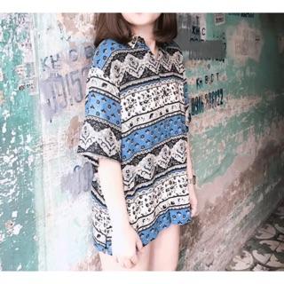 Áo thổ cẩm ❤️Chất lanh Thái cực mát mịn