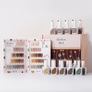 Sơn gel set 36 màu vendeeni tặng kèm bảng màu