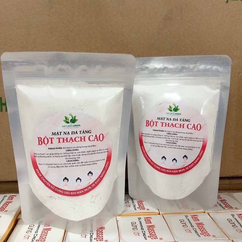 Mặt nạ thạch cao định hình 100gr chuyên dùng cho spa và cá nhân