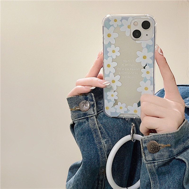 Ốp lưng iphone Ốp Điện Thoại Silicone Mặt Gương Cho iPhone 13 14proPromax 6/6Splus/7/8/X/XR/ Promax/Mini Dinuo case