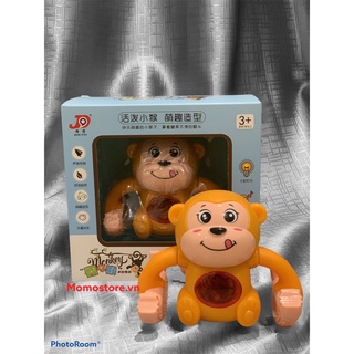 Đồ Chơi Khỉ Nhào Lộn Phát Nhạc Có Đèn Led Vui Nhộn, Giúp tăng trí thông minh cho bé yêu