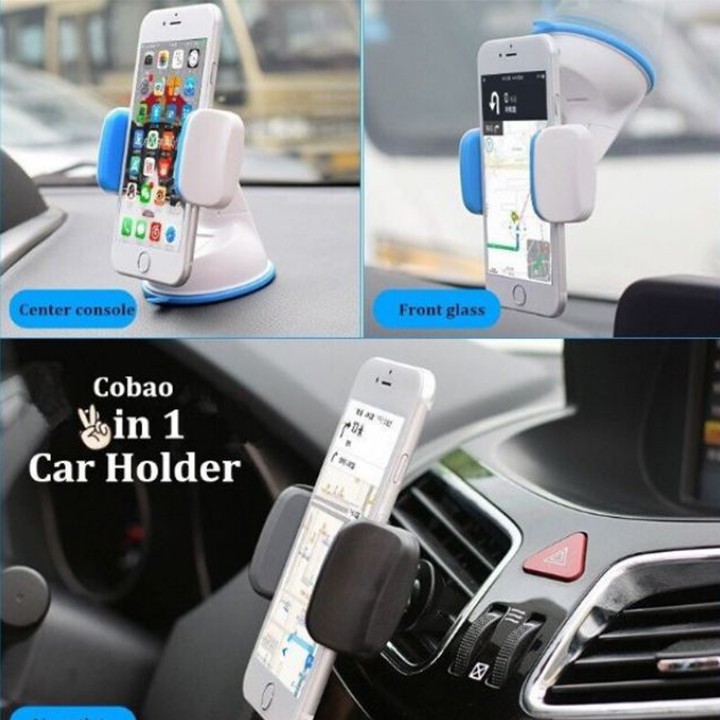 Gía Đỡ Kiêm Sạc Không Dây Trên Oto TẶNG Giá đỡ điện thoại trên xe hơi Jual Jual Car Holder 3 in 1