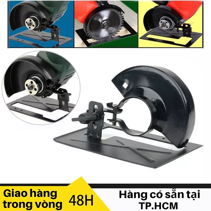 Giá đỡ máy mài góc có nắp bảo vệ đế cắt dày giá đỡ máy cắt kim loại có thể điều chỉnh (không bao gồm máy mài góc)