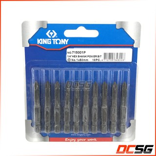 Mũi vít bake 1 đầu Ph1/Ph2x50mm Kingtony