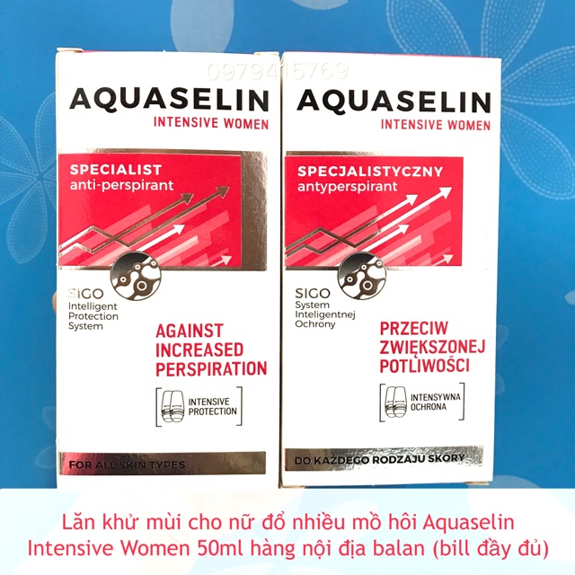 Lăn Khử Mùi Cho Nữ Intensive For Women Ngừa Hôi Nách hàng nội địa Balan 50ml