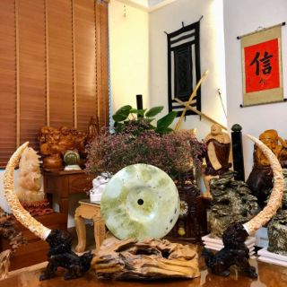[Phong thủy]Cặp tỳ hưu ngậm ngà trấn trạch