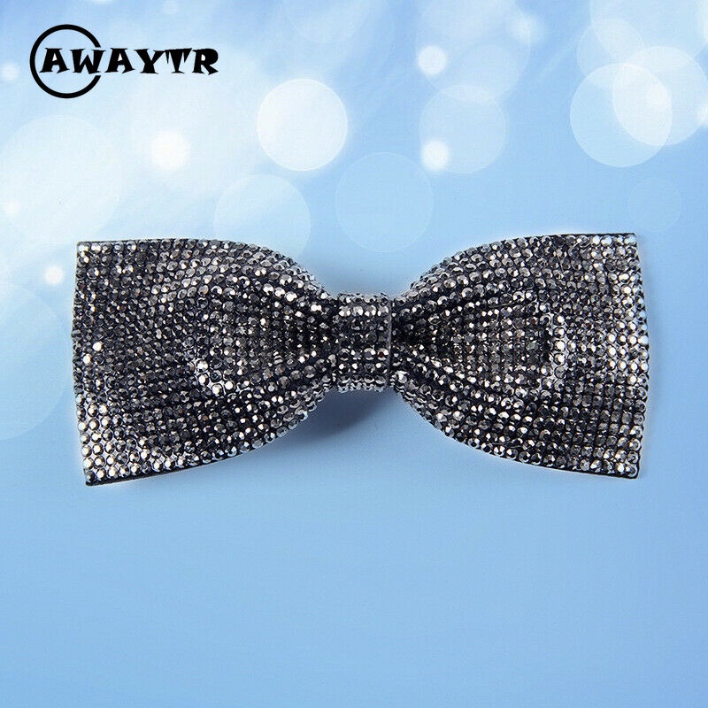 Kẹp tóc nơ phối sequin và đá long lanh kiểu mới cho nữ