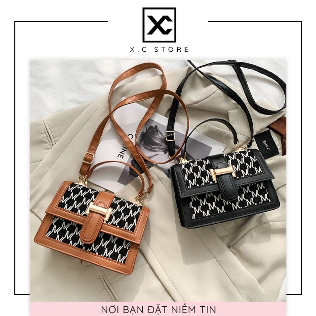 [RẺ NHẤT SHOPEE] Túi xách đeo chéo nữ XC-8007, kiểu sáng công sở, thiết kế đẹp, túi đeo vai nữ