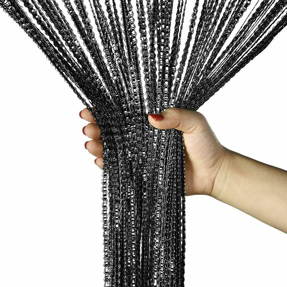 Rèm Cửa Đính Hạt Cườm Tua Rua Treo Cửa Sổ/Cửa Ra Vào