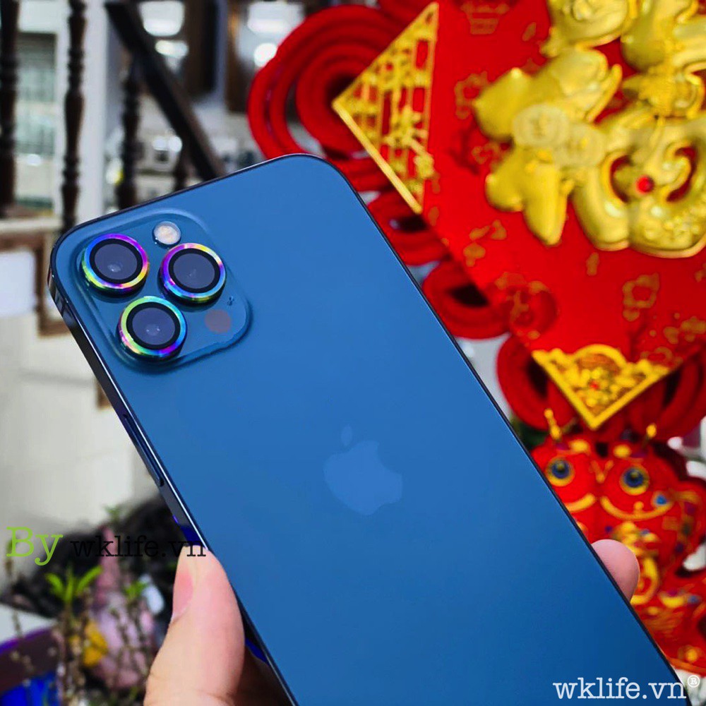 Viền Bảo Vệ Camera iPhone 11 12 Pro Max UR AUTOBOT Kính Sapphire