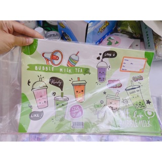 10c giấy bao tập kèm giấy kiếng