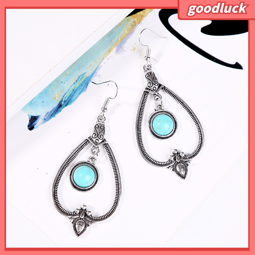 Hoa tai dạng móc treo hình học phong cách dân tộc Bohemia cổ điển cho nữ