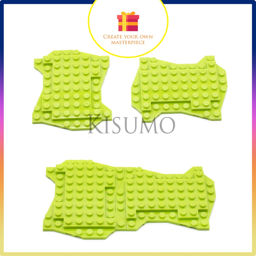 Đồ chơi giáo dục lắp ráp   logo moc tấm đế bãi cỏ moc cây cối