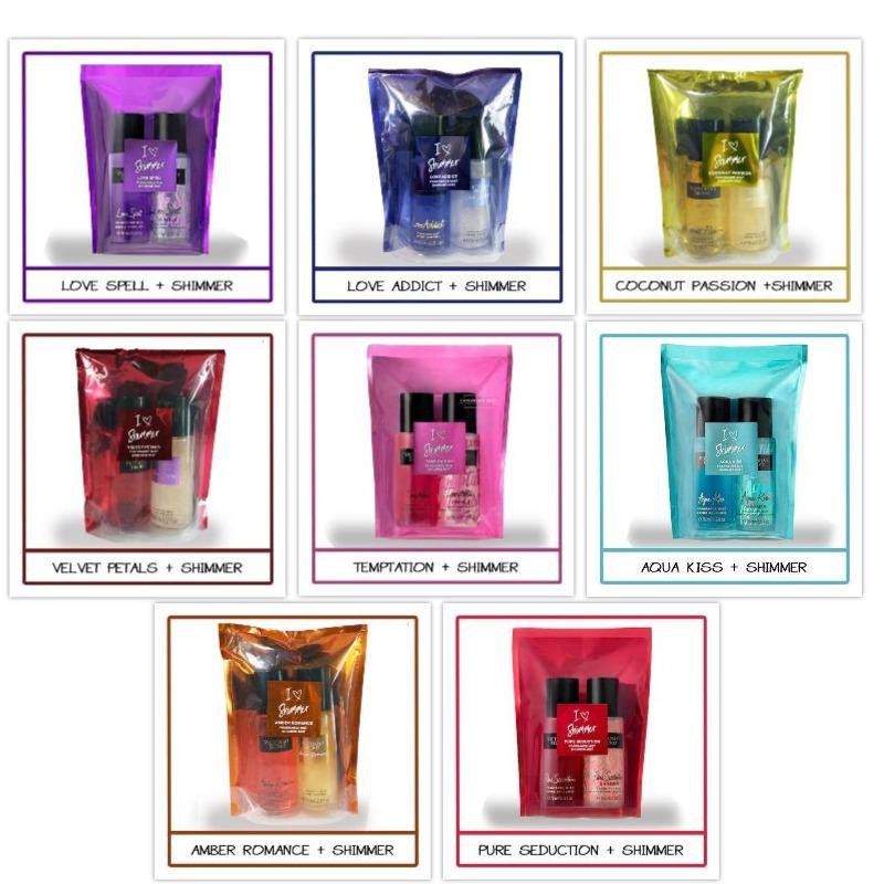 Xịt Thơm Victoria’s Secret I Love Shimmer Mini Fragrance Mist Gift Set 2 (75ml) | BigBuy360 - bigbuy360.vn