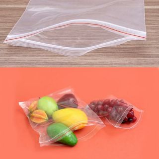 1 cái túi zip zipper chỉ đỏ