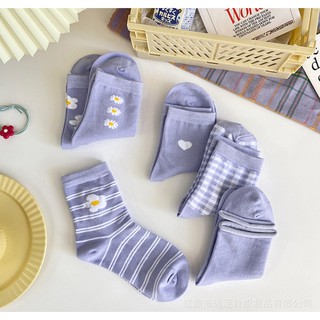 BỘ TẤT TÍM CỔ LỠ MỚI