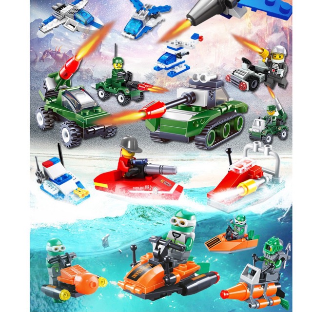 Bộ đồ chơi lắp ghép mô hình mini cho bé phát triển trí não