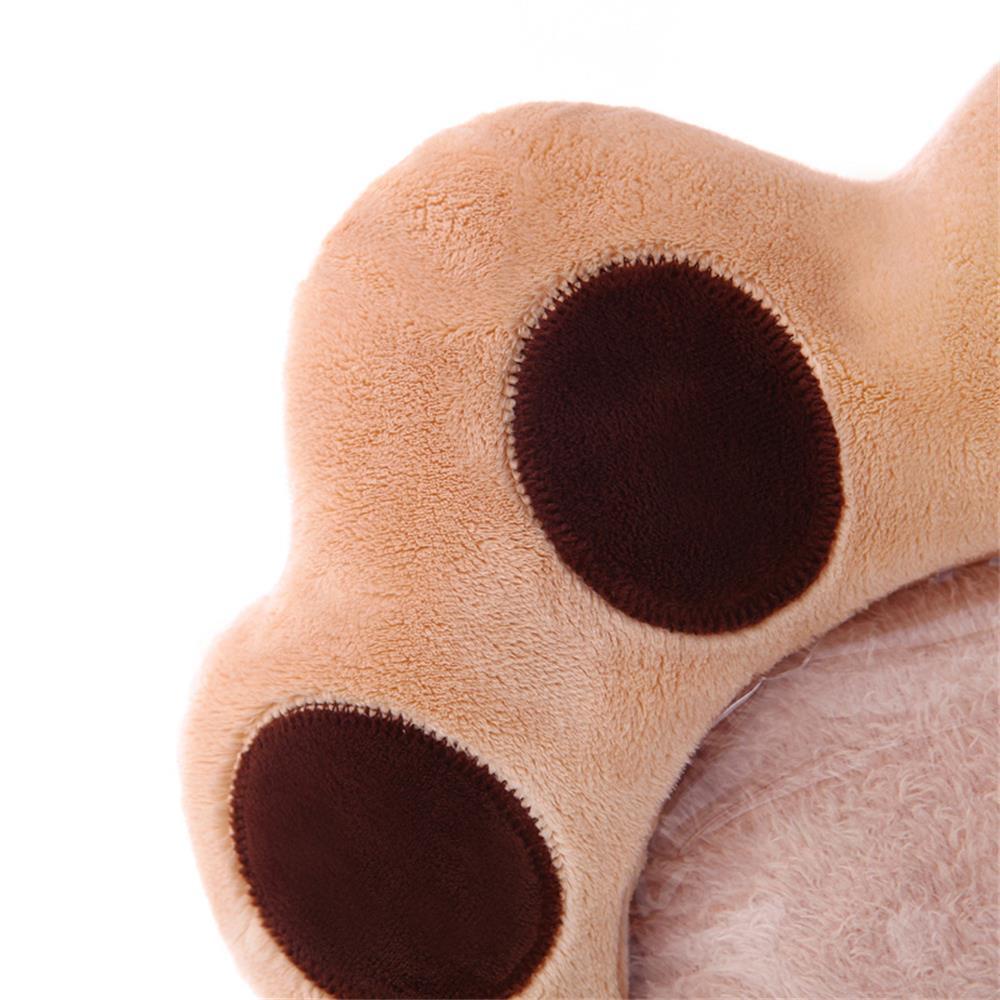 CONOPERY Gối Giữ Ấm Tay Mềm Mại Màu Nâu Dễ Thương