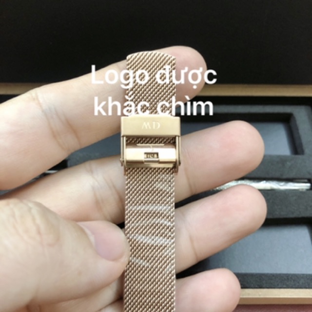 Dây đồng hồ lưới thép không gỉ Dw case 32mm, 36mm, 40mm