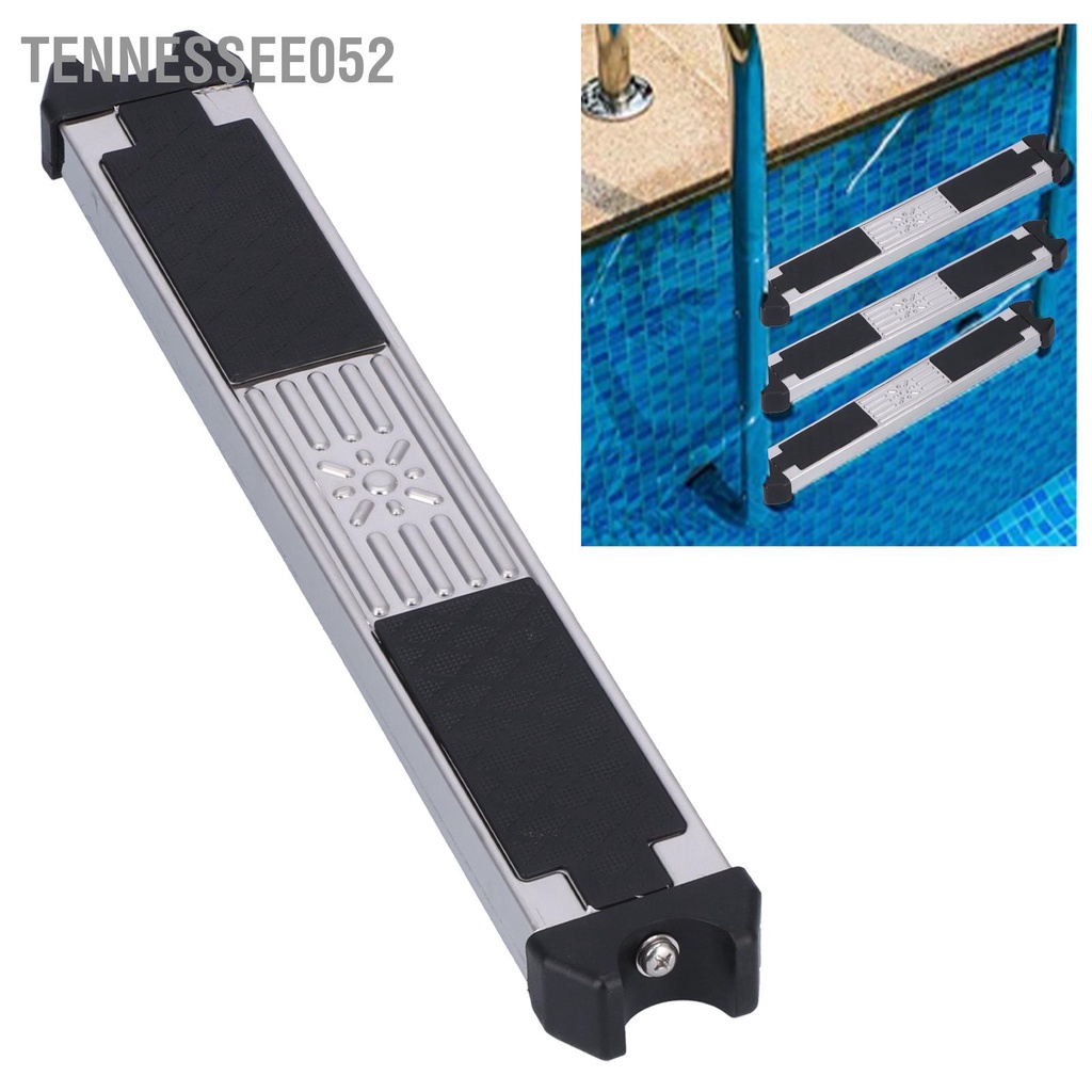 [Hàng Sẵn] Bậc thang hồ bơi Bàn đạp chống trượt bằng thép không gỉ Với phụ kiện ốc vít【Tennessee052】