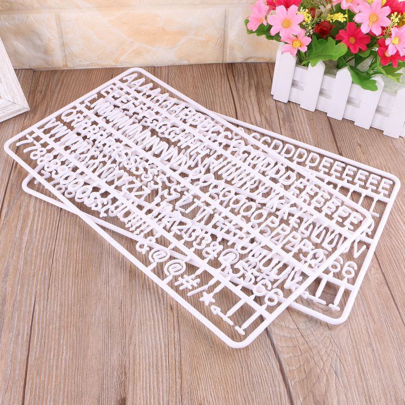 Bảng Chữ Cái Biểu Tượng Blala Bằng Nhựa Có Thể Thay Đổi