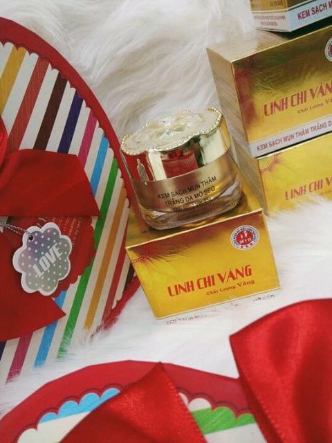 KEM SẠCH MỤN THÂM MỜ SẸO LINH CHI VÀNG