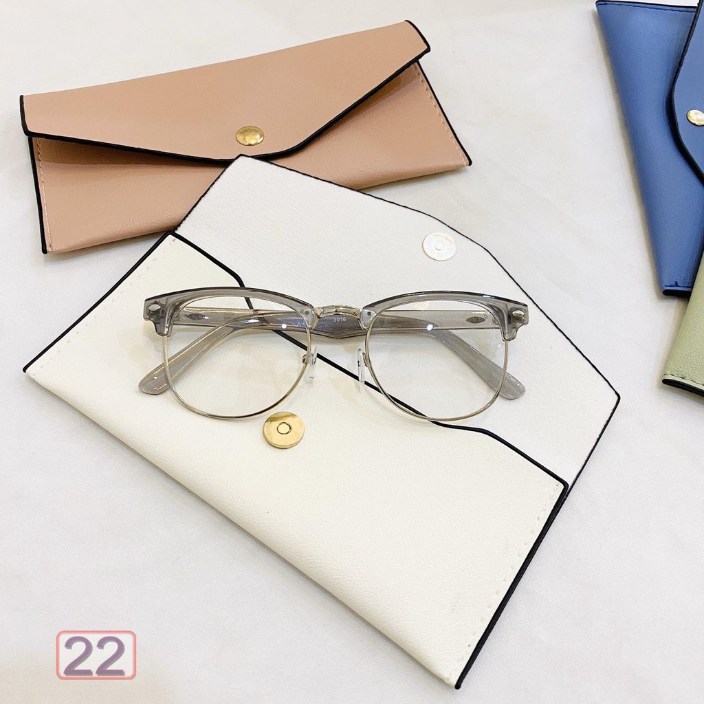MKC021 [GIÁ SỈ] MẮT KÍNH GIẢ CẬN NỬA GỌNG TRONG SUỐT CỰC ĐẸP | BigBuy360 - bigbuy360.vn