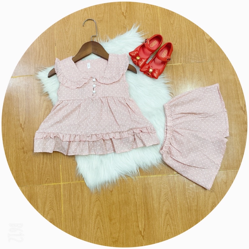 Bộ Mặc Ở Nhà Cho Bé Gái