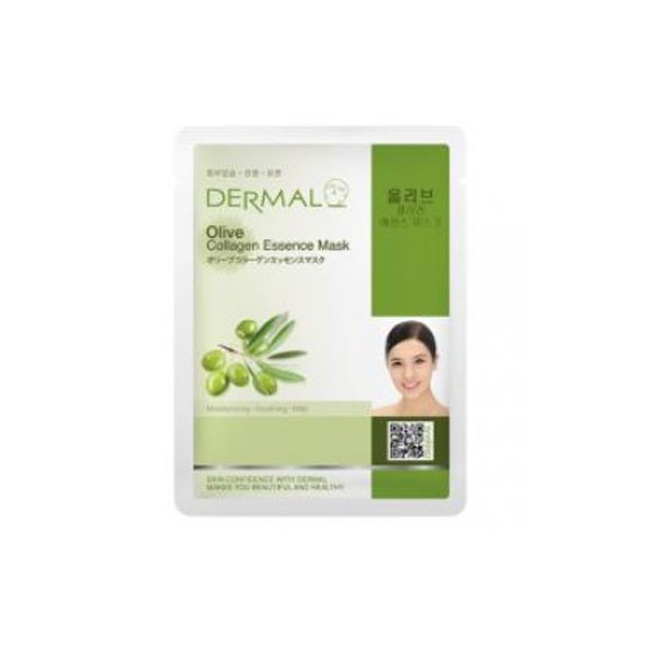 mặt nạ dưỡng da olive dermal olive collagen essence mask