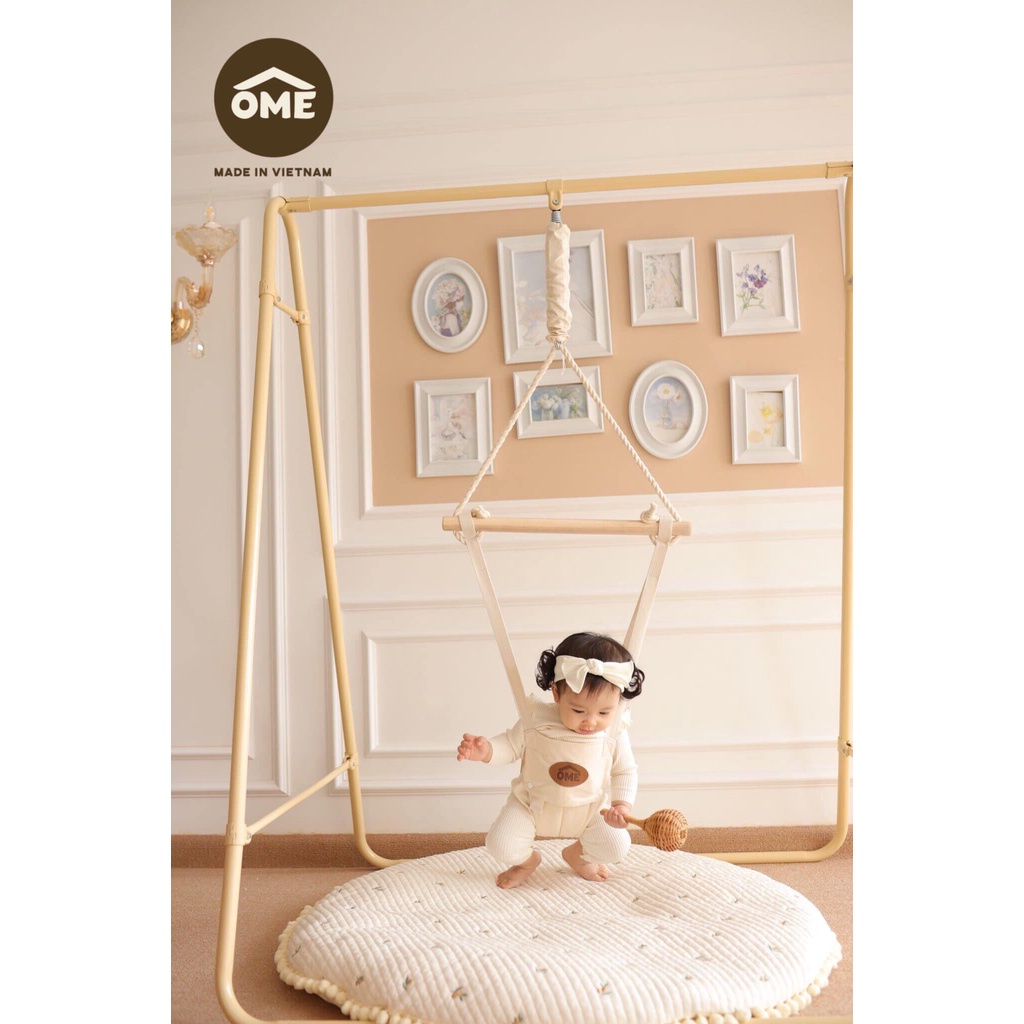 Bộ Nhún Nhảy Jumperkids Ome Vận Động Cho Bé Từ 3 Đến 6 Tháng Tuổi Giúp Phát Triển Cơ Và Xương
