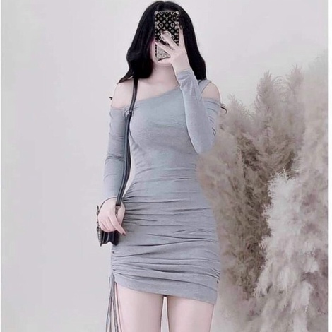Đầm ôm body lệch vai kiểu cực lạ mắt cực sexy cho các nàng đi chơi đi tiệc