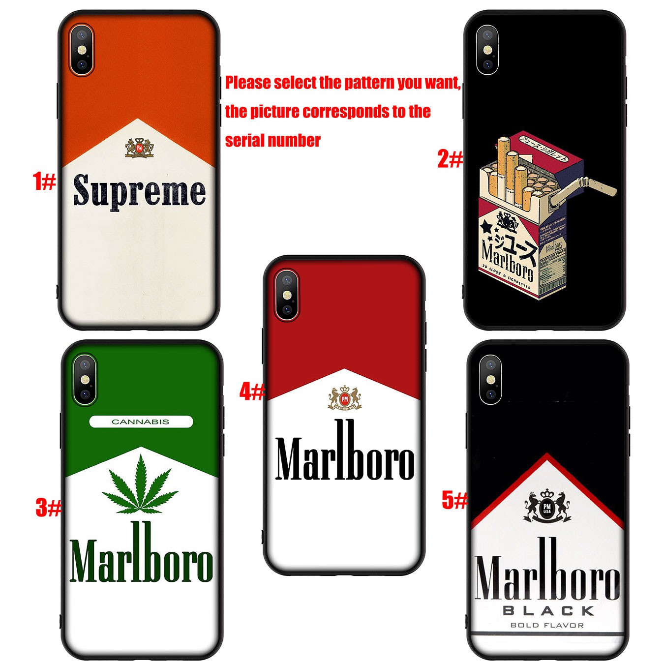 Casing OPPO A9 A8 A7 A5 A73 A31 A32 F11 F9 Pro F7 A5s AX7 A7X A3s A53 2020 Soft Silicone Phone Case marlboro red