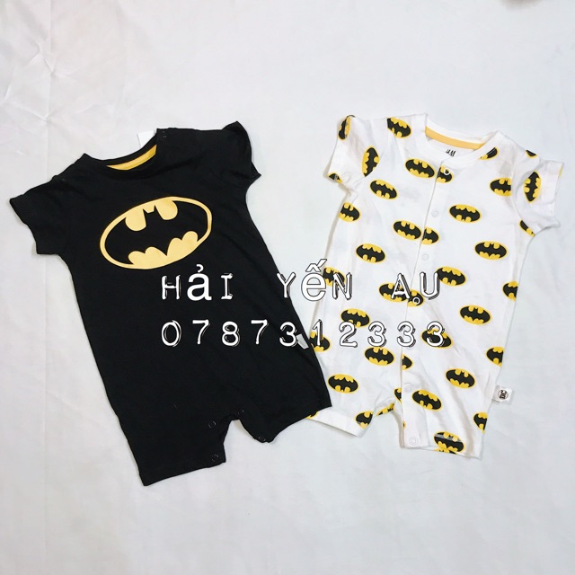 Set Badman đen trắng H&m