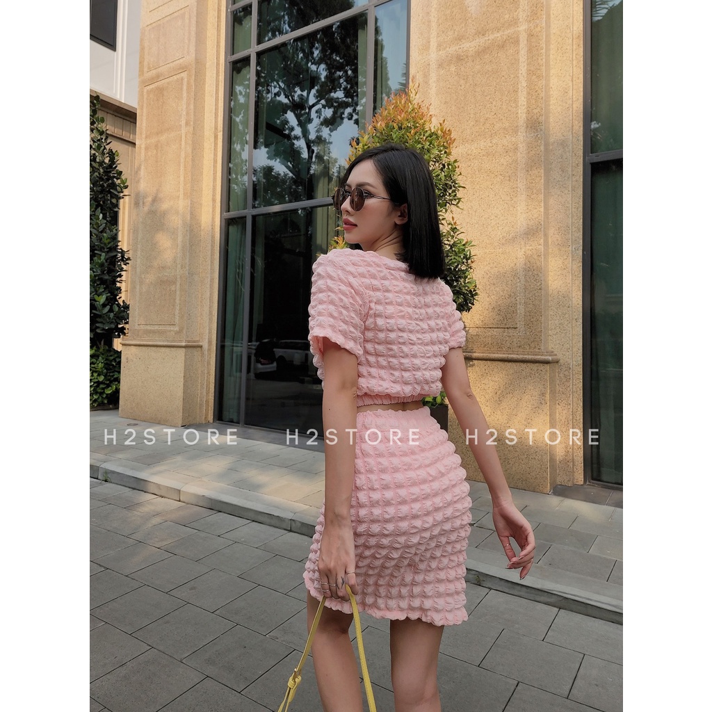 SÉT ÁO TAY NGẮN + CHÂN VÁY - QA01436