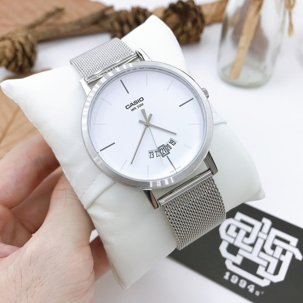 Đồng hồ nam Casio MTP-B100 Series chống nước 50m, size 43mm, hàng chính hãng