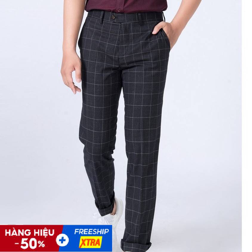 Quần Tây - Quần Âu Nam Biluxury Caro Cao Cấp