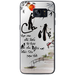 Ốp lưng Samsung Galaxy S7, S7 Edge, S8, S8 Plus, S9, S9 Plus, S10, S10E, S10 Plus in hình Cha mẹ thư pháp