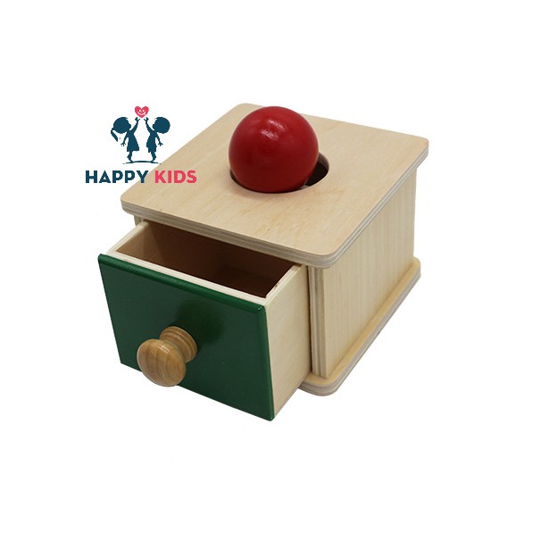 Giảm 10% [Tối Đa 35K Đơn Từ 50K] - Đồ Chơi Gỗ- Hộp Thả Bóng - Giáp Cụ Montessori