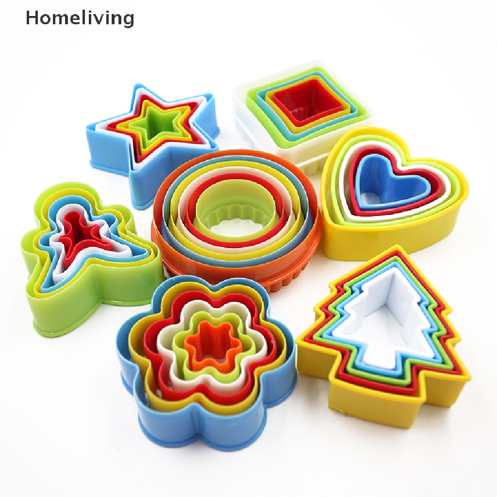 Khuôn Nhựa Làm Bánh Quy / Kẹo Đường Xinh Xắn Tiện Dụng